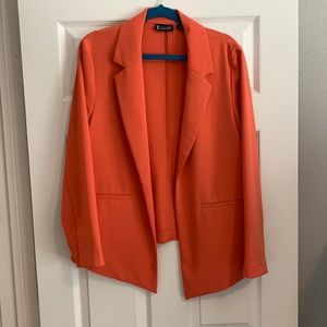 New York & Co Coral Blazer Large
